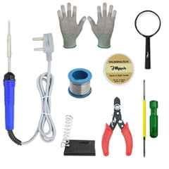 Hillgrove HGCM110 25W Electronic 8 in 1 Mobile Soldering Iron Equipment Tool Kit