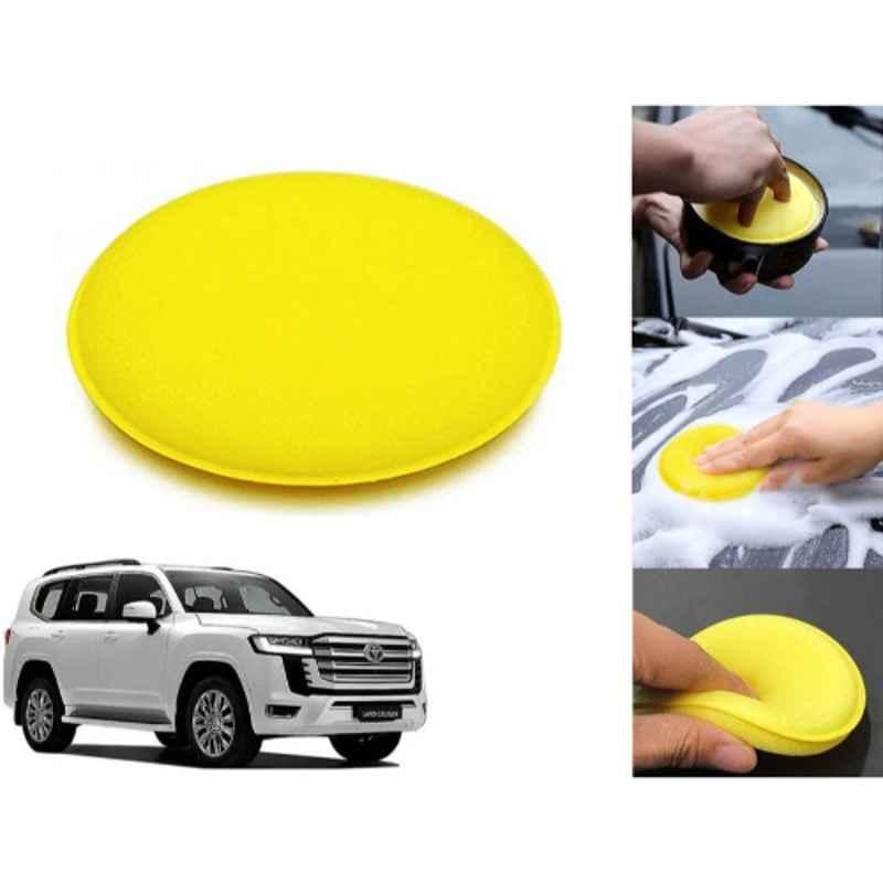 Auto Pearl Polyurethane Beige Washing & Waxing Polish Foam Sponge for Toyota Land Cruiser