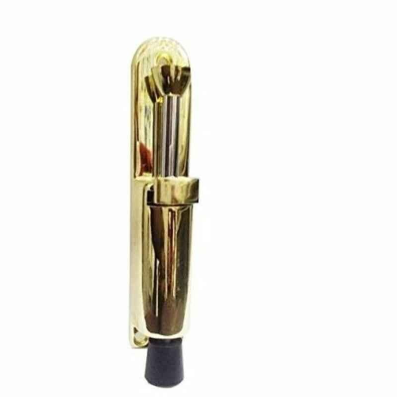 Robustline 7x1.5 inch Brass Polished Bronze Zinc Foot Door Stopper