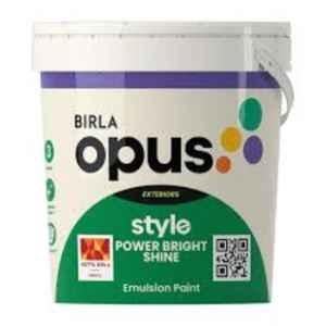 Birla Opus Style Power Bright Shine 4 Litre White Economy Exterior Emulsion