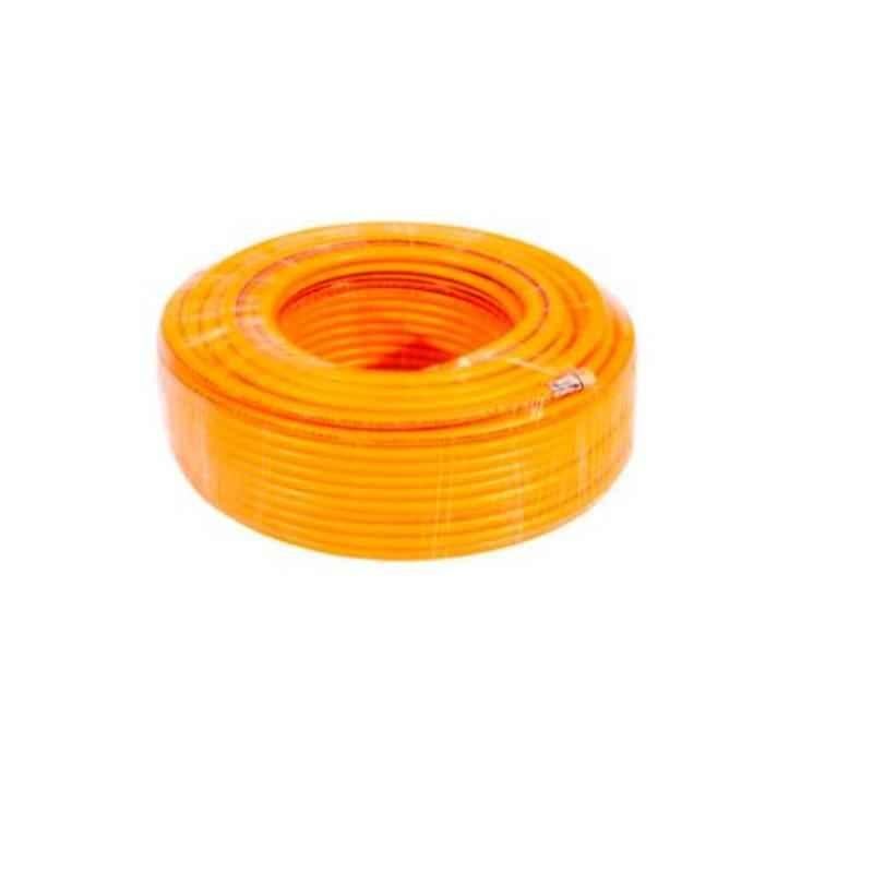 Kisan Agri India 8.5mm 100m 3 Layer Orange PVC Heavy Duty Hose Pipe