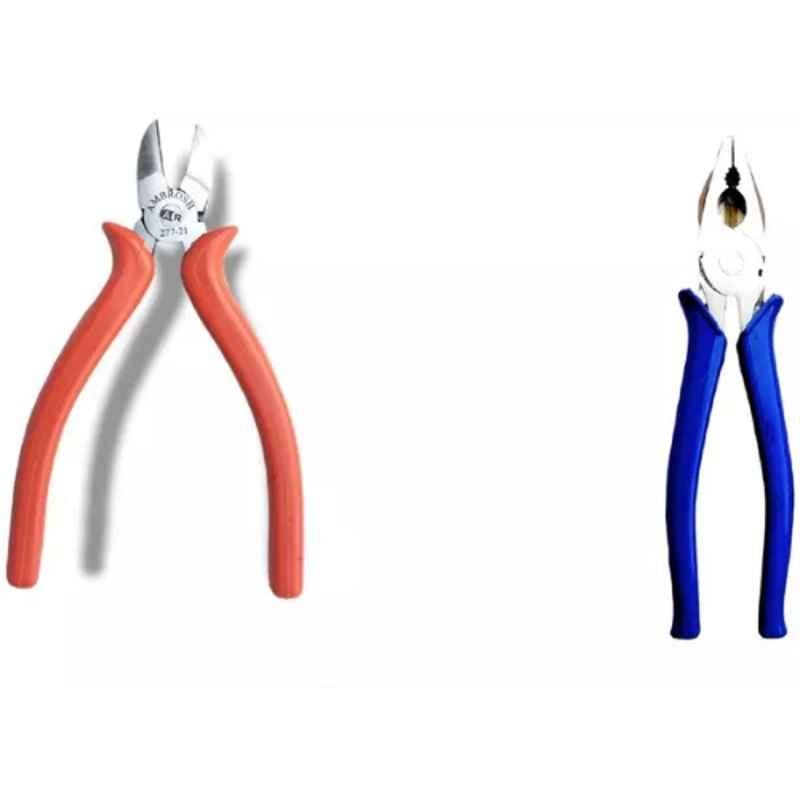 Sky Blue 2 Pcs 7.8 inch Lineman Plier Combo, SBE_PLIER_0238