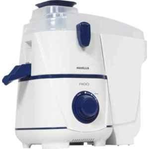 Havells Rigo 500W ABS White & Dark Blue Juicer Mixer Grinder, GHFJMBVB050