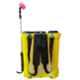 Kisankraft KK-BBS-199 18L Plastic Yellow Agriculture Double Motor Battery Sprayer