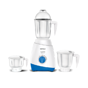 Havells Aspro 600W White & Blue Juicer Mixer Grinder with 3 Jars