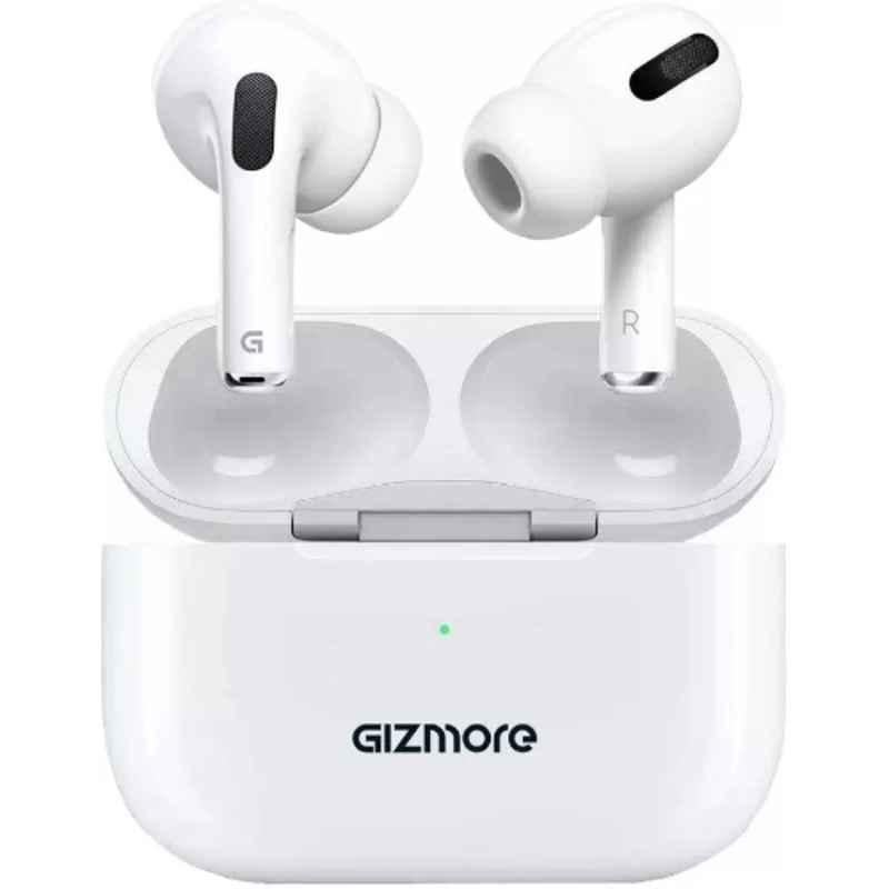 Gizmore GizBud 851 White Bluetooth Earbuds with Mic