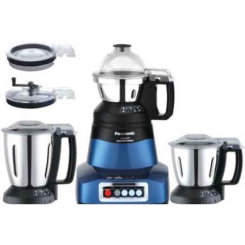 Panasonic Monster 750W Blue Mixer Grinder with 3 Stainless Steel Jars, MX-AE 375