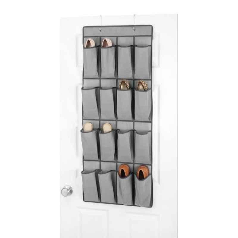 Whitmor 16 Pocket Alloy Steel Gray OTD Shoe Organizer, 6536-87-GREY