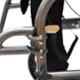 Entros Height Adjustable Foldable Manual Patient Rollator Walker Wheelchair, SC5025