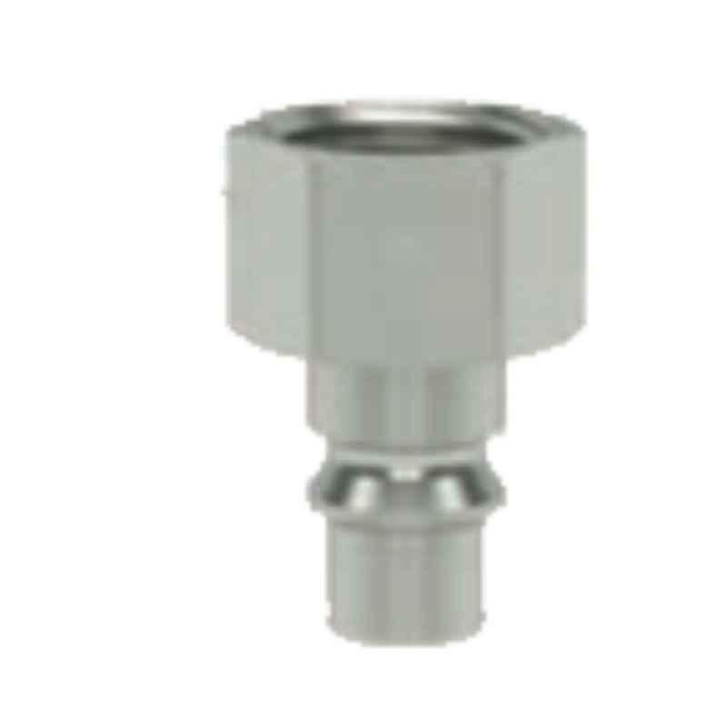 Ludecke ESOIG38NIS G 3/8 Single Shut-off Parallel Female Thread Quick Connect Coupling with Plug