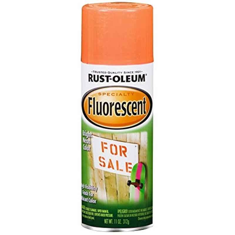 Rust-Oleum 11oz Fluor Orange 1954830 Spray Paint