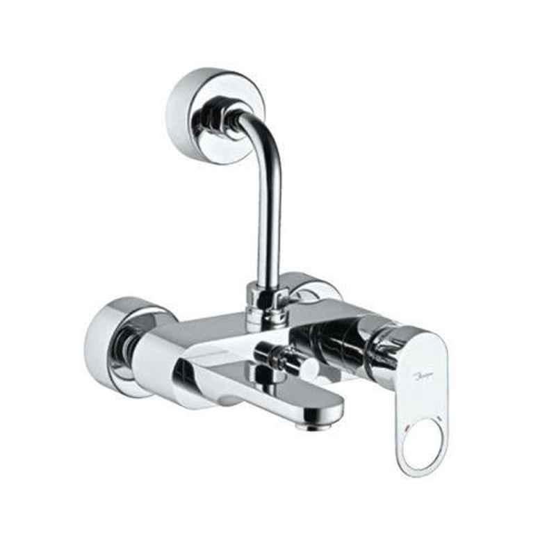 Jaquar Ornamix Prime Full Gold Single Lever Wall Mixer with Leg & Wall Flange, ORP-GLD-10117PM