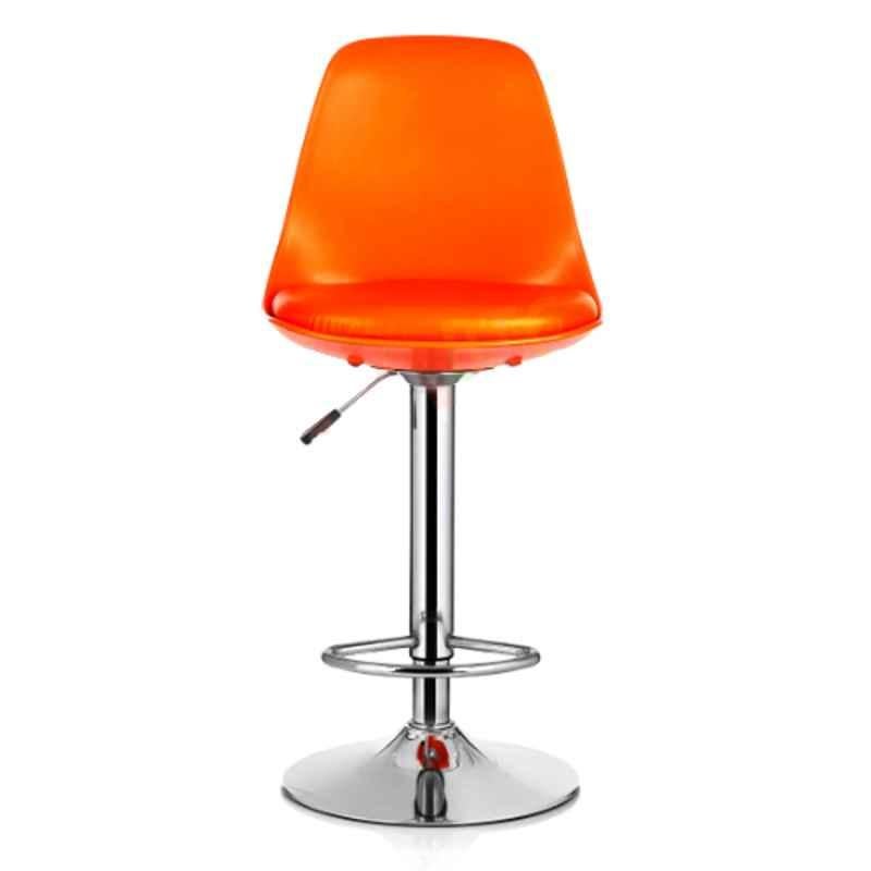MBTC Rapid Polypropylene Orange High Bar Stool Chair