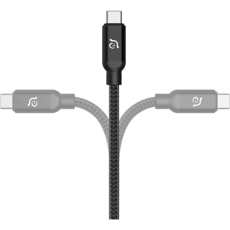 Adam Elements CASA C100+ USB3.1 USB-C to USB-C 100W Black Cable, ACBADC100BK