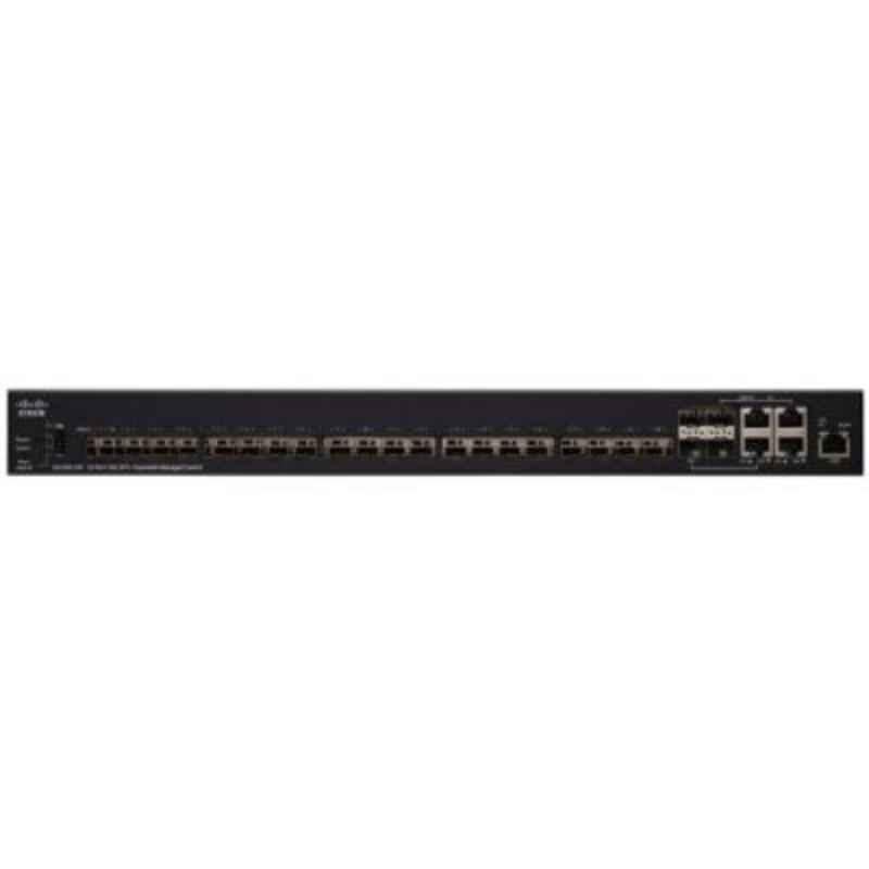 Cisco SX350X24 24 Ports 10 Gigabit Ethernet Stackable Managed Switches, SX350X24K9UK