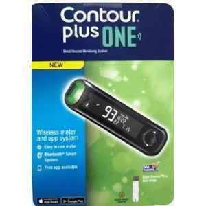 Contour Plus One Black Glucose Monitoring System Kit with 25 Strips