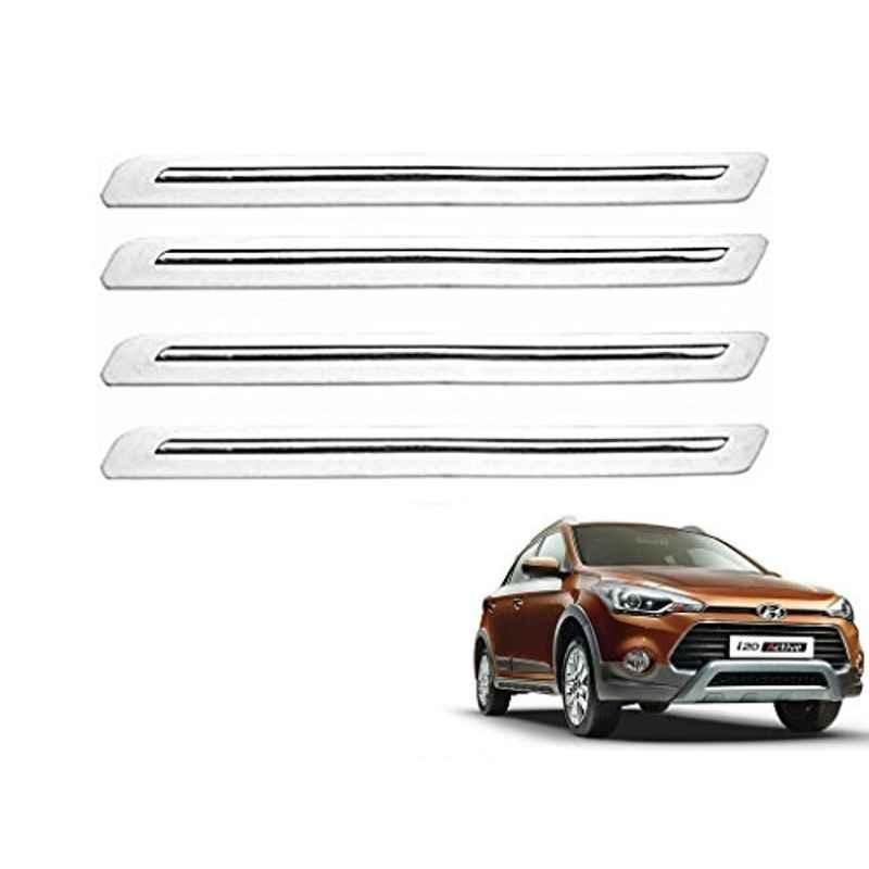 Kozdiko 4 Pcs White Car Bumper Protector Set for Hyundai i10