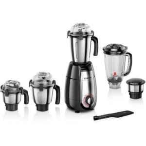 Bosch TrueMixx Pro 1000W Black & Steel Mixer Grinder with 5 Jars, MGM8856BIN