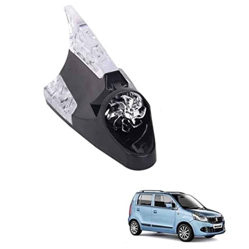 Kozdiko Black Auto Wind Power LED Light Shark Fin Car Antenna for Maruti Suzuki WagonR Type-2(2010-Present)