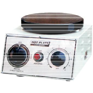 Labpro 131 Single Round Plate 20c Mild Steel Dia Moulded top Hot Plate
