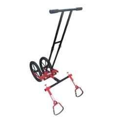 Global Nature Agro 5.5 inch Adjustable Double Wheel Manual Push Type Weeder Cum Cultivator Machine, Harrow-Stirrup-Hoe-5.5-Inch