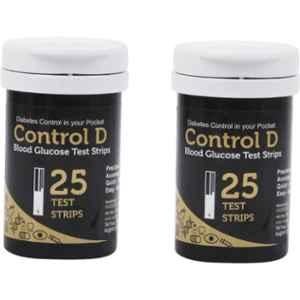 Control D2x25 50 Pcs Glucometer Strips Box