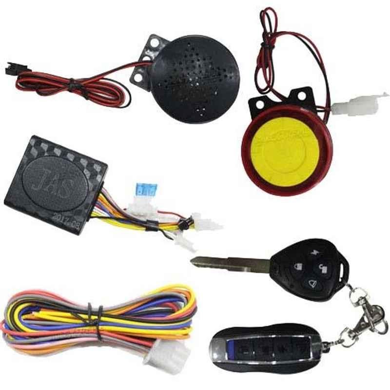 AllExtreme EXDBRH1 Double Buzzer Anti Theft Security Alarm System with Dual Remote Control Engine Start