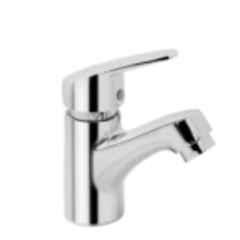 Somany Spanda Brass Chrome Finish Single Lever Basin Mixer with Braided Hose Set, 272110440011