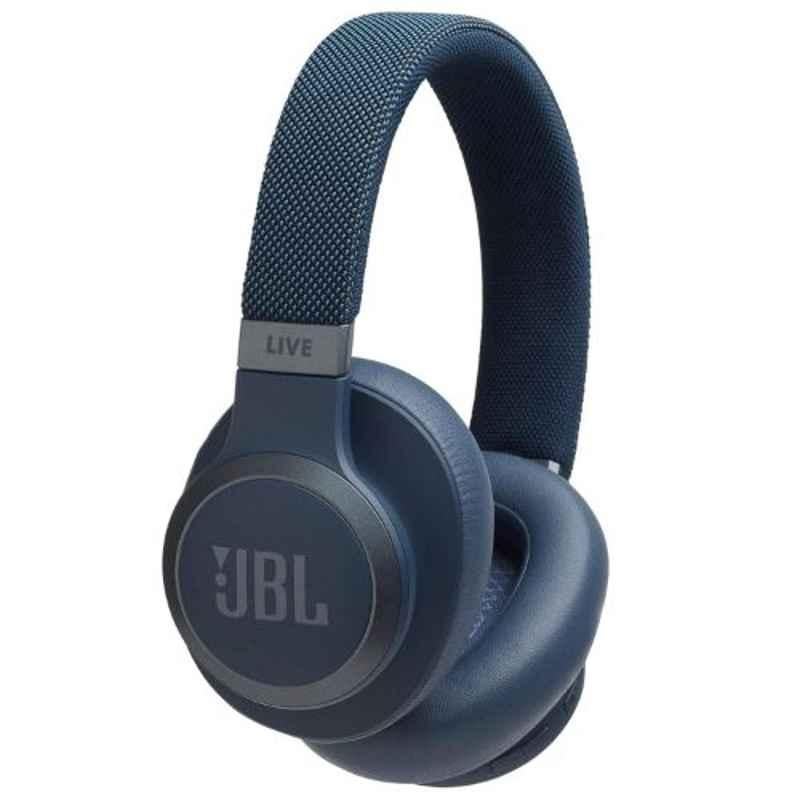 JBL Live 650BTNC Blue Bluetooth 4.2 Over Ear Noise Cancelling Wireless Headphone