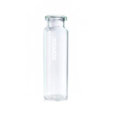 Borosil 100 Pcs 10ml Clear USP Type I Flat Bottom Headspace GC Vial, VO10F12000S000 (Pack of 10)