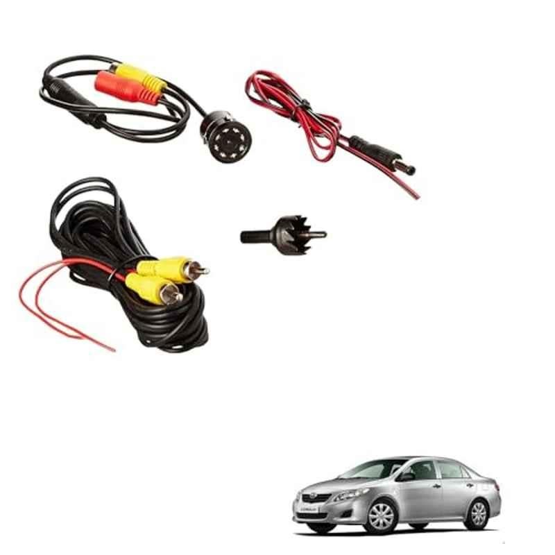 Kozdiko Car Rear View Reverse Parking Camera with HD Night Vision & 8 LED Waterproof for Toyota Old Corolla