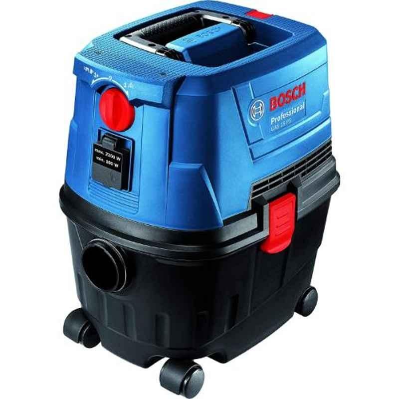 Bosch GAS15 1100W Professional PS Wet & Dry Heavy Duty Extractor Vacuum Cleaner, 06019E51K0