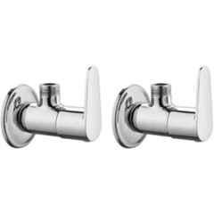 Senkiddpro Fusion Brass Chrome Finish Wall Mounted Angle Cock (Pack of 2)