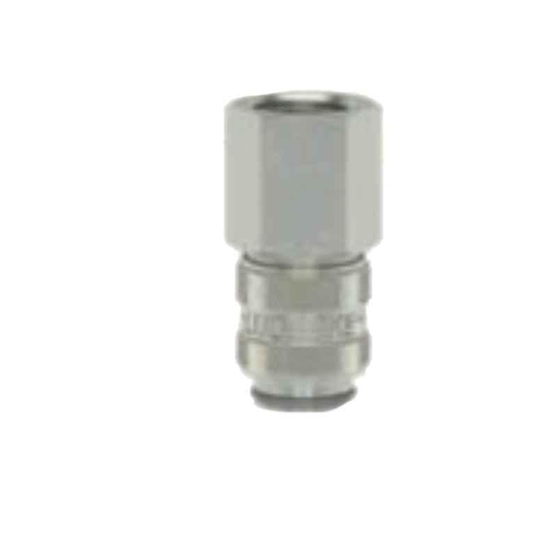 Ludecke ESM101IO 10x1 Straight Through Mini Quick Plain Female Thread Connect Coupling