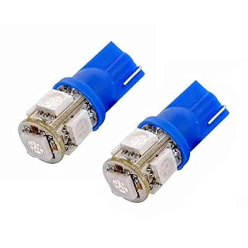 AOW 5 SMD (Blue) LED Parking Bulb Pilot Light/License Plate car Lights for Toyota Corolla Altis (PAIR/DC-12V)