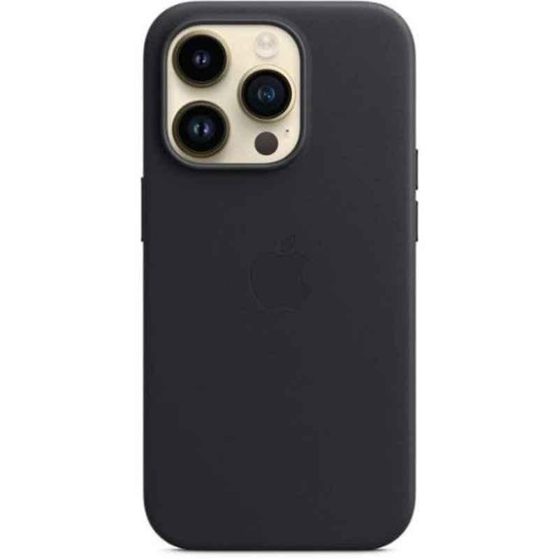Apple Leather Midnight Black Case with MagSafe for iPhone 14 Pro, MPPG3ZE/A