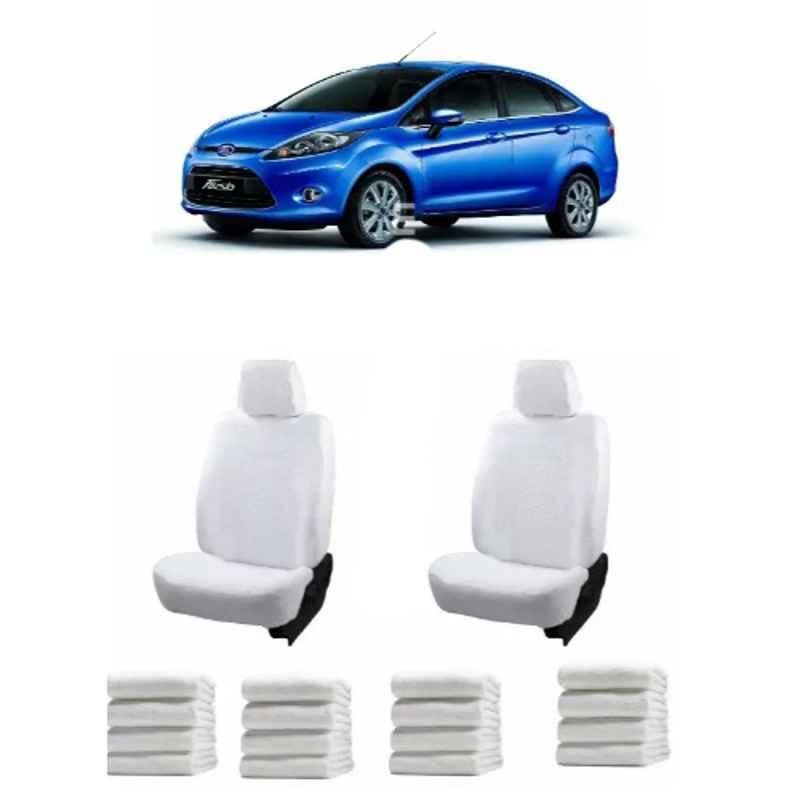 Oscar White Aut-Sn-4129 Towel 1 Pcs\\Set Ford Fiesta Car Seat Cover