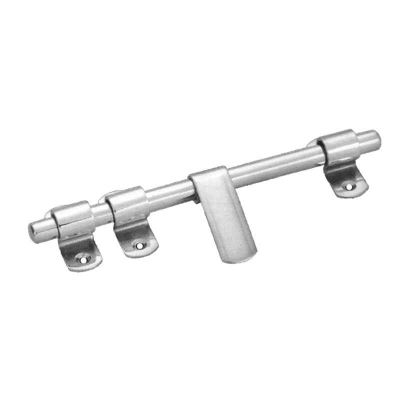 Smart Shophar 8 inch Stainless Steel Silver Halogen Aldrop Latch, SHA40AL-HALO-SL08-P1