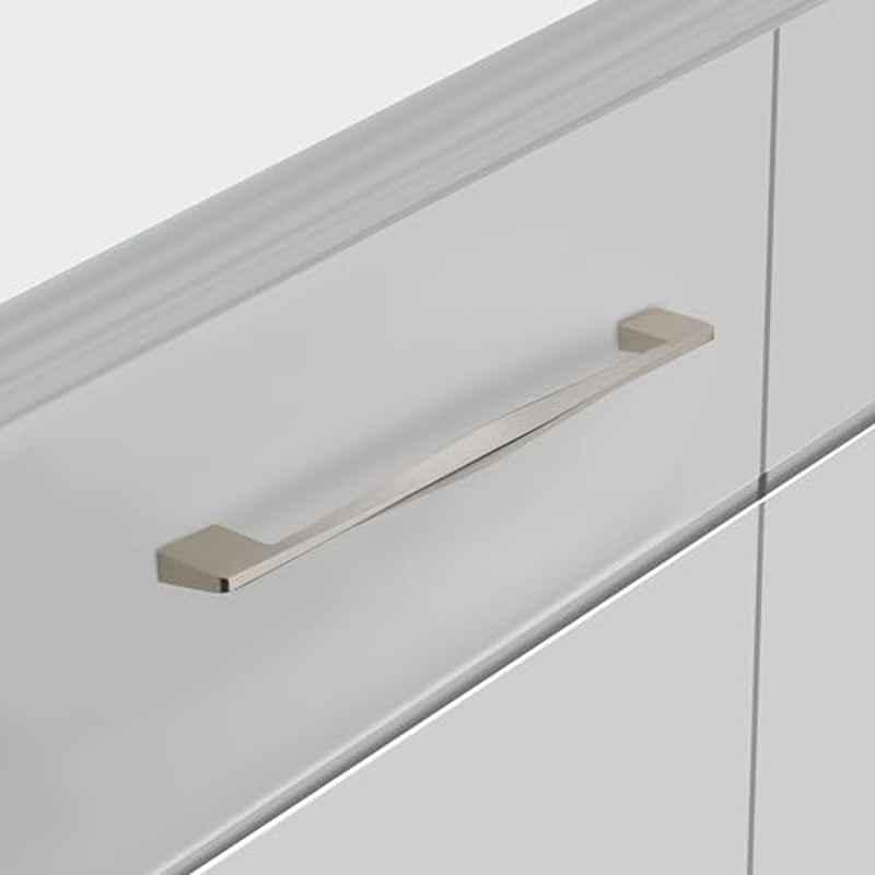 Plantex 224mm Zinc Satin Pull Cabinet Handle for Home & Office, APS-PH-104-SATIN-224MM-PK4 (Pack of 4)