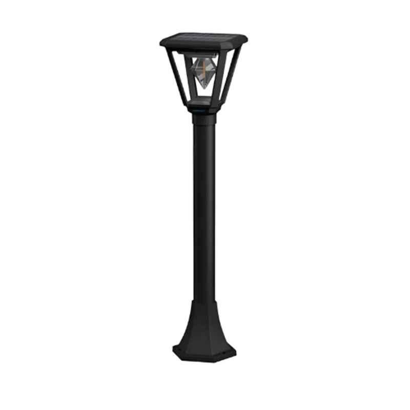 Cybernautt Green 2.5W 2000mAh Black Solar Pole Mount Light, LS1501-PM