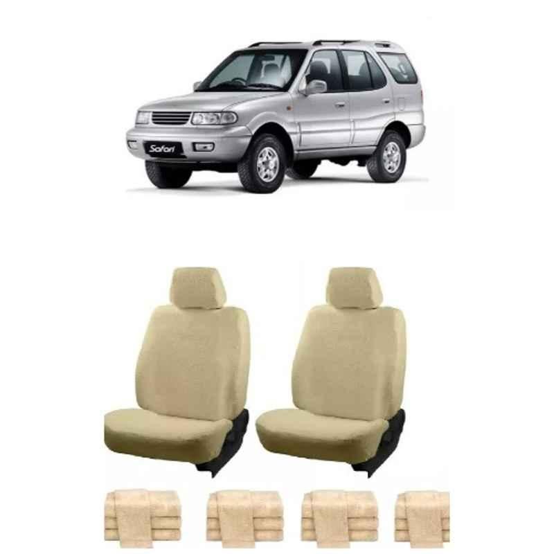 Oscar Beige Aut-Sn-4264 Towel 1 Pcs\\Set Tata Safari Car Seat Cover