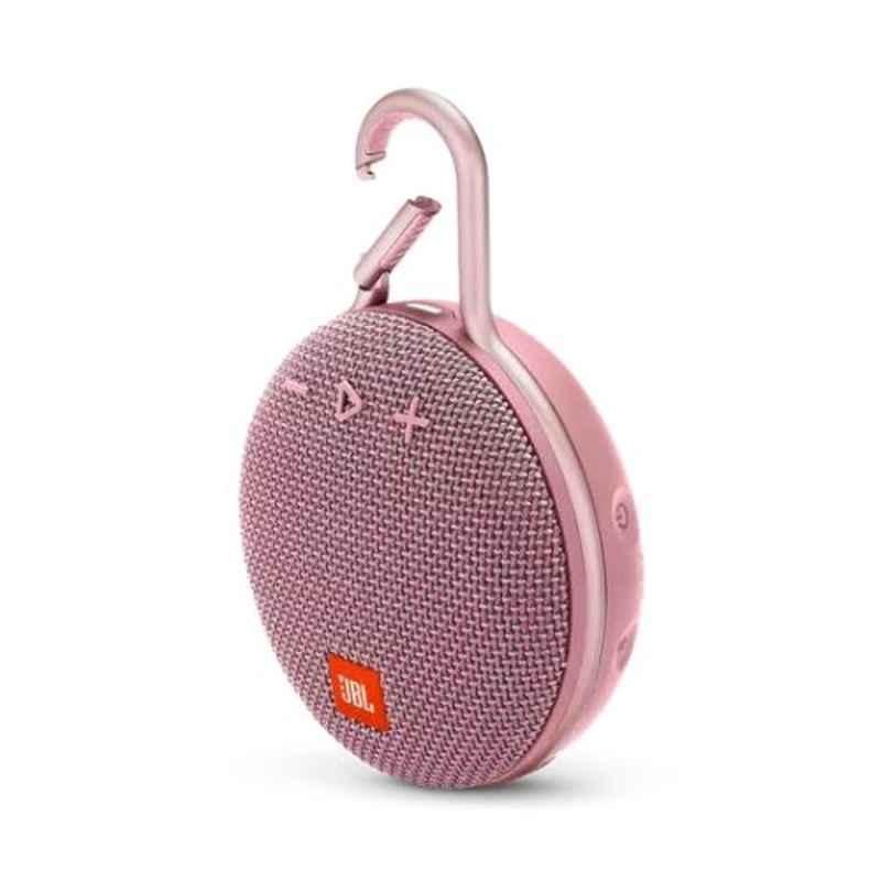 JBL Clip 3 3.3W Pink Bluetooth 4.1 Portable Speaker
