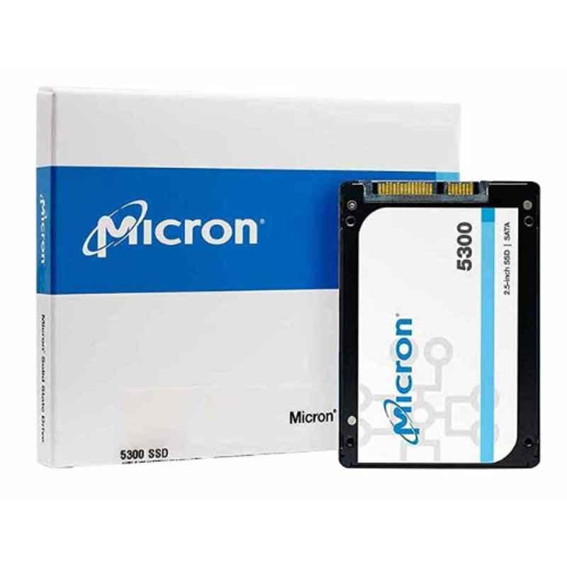 Micron 5300 PRO 3840GB SATA 2.5 inch (7mm) Non-SED Enterprise SSD (Single Pack), MTFDDAK3T8TDS-1AW1ZABYYR