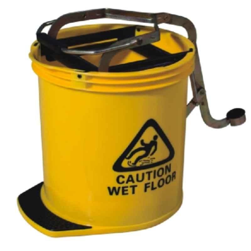 Baiyun 50x31x37cm 25L Yellow Foot Control Mop Wringer, AF08061