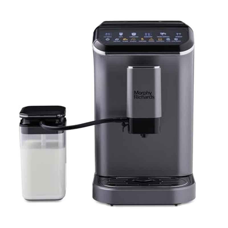 Morphy Richards Café Artisan 1350W Titanium Fully Automatic Coffee Maker with 2 Years Warranty, 350019