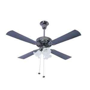 Crompton Uranus 80W 320rpm Aluminium Blue Ceiling Fan with 2 Year Warranty, Sweep: 1235 mm