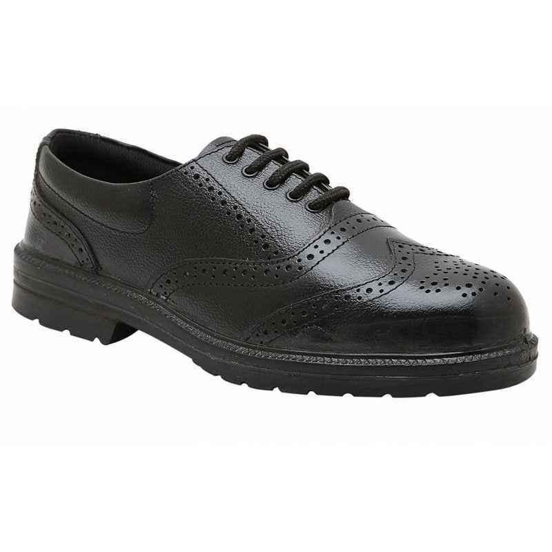 Allen Cooper AC 3002 Steel Toe Black Work Safety Shoes, Size: 10