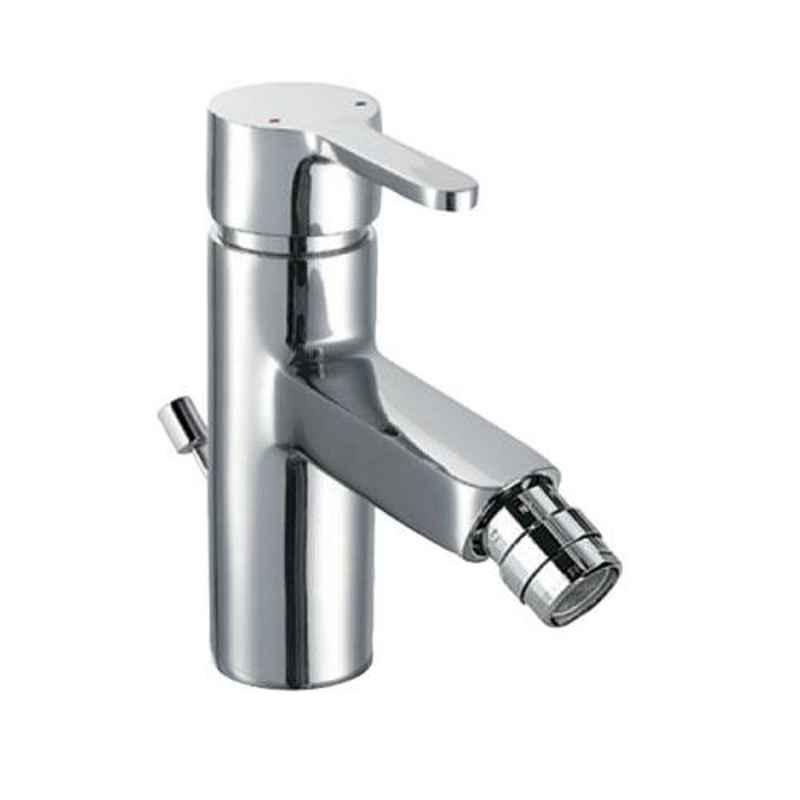Jaquar Fusion Chrome 375mm Single Lever 1-Hole Bidet Mixer with Popup Waste System, FUS-CHR-29213B