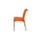 Supreme Hybrid Premium Plastic Orange Chair without Arm (Pack of 4)