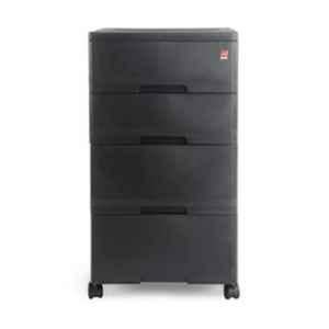 Cello Plastic Black Storewell Storage Cabinet